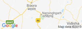 Narsinghgarh map